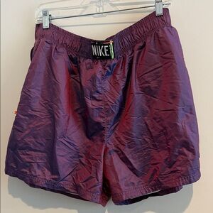 Nike Purple iridescent Sports Shorts